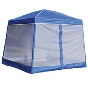 Z-Shade 10 Ft Angled Leg Screenroom Patio Shelter (Canopy Not Included) (2 Pack)