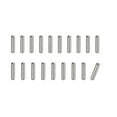 thumbnail image 1 of 0.6x8mm Espiga Pasadores, 100uds 304 Inoxidable Acero Redonda Cabeza Plana Chaflanado Extremo Espiga Pasador Madera Litera Cama Estante Picas Soporte Estantes Sujeción Elementos, 1 of 6