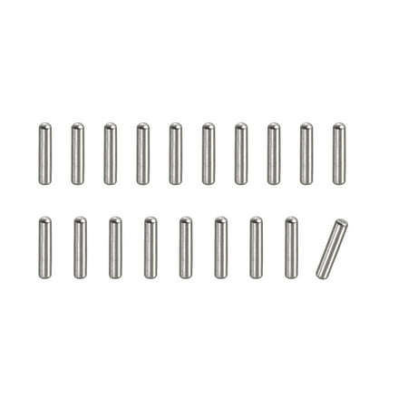 

1x6mm Dowel Pins 100 Pack Round Head Flat Chamfered End Dowel Pin