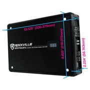 Rockville KRYPTON MF3 1600w Peak / 400w RMS 4 Channel Marine Amplifier Boat Amp