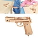 thumbnail image 5 of 3D banda de goma de madera pistola rompecabezas juguete DIY hecho a mano modelo chico niño Woodcraft Kit de montaje, 5 of 8