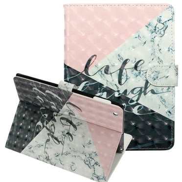 iPad 4 Case, iPad 3 Case, iPad 2 Case, Allytech 3D Pattern Design Folio Flip Smart Cover Auto Sleep Cards Pocket Drop Protective Wallet Case Cover for Apple iPad 2nd, 3rd, 4th Gen, Life Love