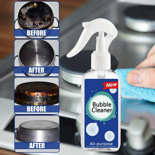 Limpiador de manchas de aceite de cocina, detergente de burbujas, eliminación de óxido para limpieza del hogar en aerosol