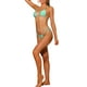 thumbnail image 4 of Conjuntos de Bikini de Lazo Halter para Mujeres, 2 Piezas, Tanga Triangular con Cuerda, Trajes de Baño Básicos, Verde Claro Medio, 4 of 5