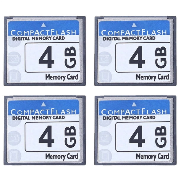 4X Tarjeta de Memoria Flash Compacta Profesional de 4GB para CáMara, MáQuina de Publicidad, Tarjeta de Computadora Industrial