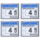 thumbnail image 1 of 4X Tarjeta de Memoria Flash Compacta Profesional de 4GB para CáMara, MáQuina de Publicidad, Tarjeta de Computadora Industrial, 1 of 5