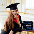 thumbnail image 4 of yulier Graduation Card Box, Graduation Decorations Graduation Box Congrats Grad Card Box Graduation Gift Graduation Party Favors Decor Party Supplies, Blue, 4 of 6