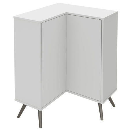 Hand Painted Corner Accent Chest - Bestar Small Space Krom Corner Accent Cabinet