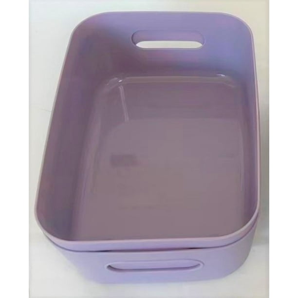 Brightstarproducts Plastic Storage Bin Purple