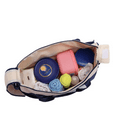 thumbnail image 3 of Sac à Langer Cinq Pièces, Sac à Langer Multifonctionnel Imperméable de Voyage, Sacs de Maternité avec Grande Capacité et Multiples Poches (Bleu Foncé), 3 of 5