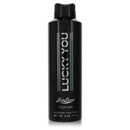 LUCKY YOU by Liz Claiborne Deodorant Spray 6 oz Pack of 3