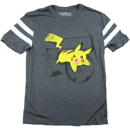 Pokemon Varsity Mens T-Shirt - Pikachu Saga Fighting Image | Walmart Canada