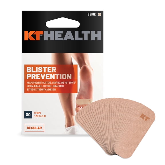 Cinta Preventiva de Ampollas KT Tape 30 Tiras Pre-cortadas Beige