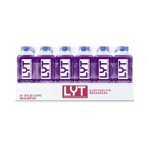 LYT™ Rapid Rehydration Electrolyte Drink Grape, 22 fl oz Bottle