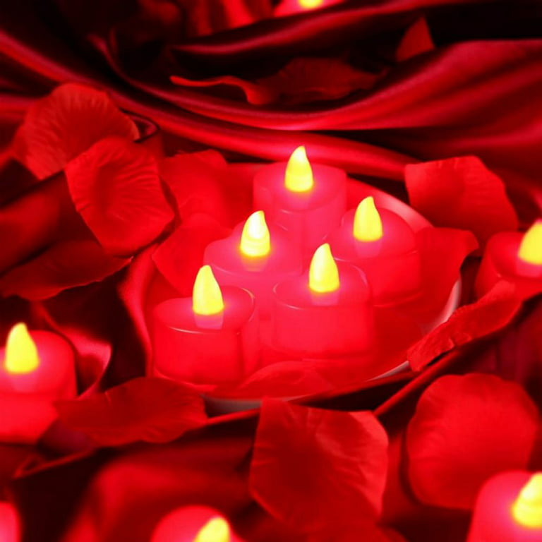 Valentine's Day Romantic Night Candles Romantic Candles - Temu