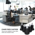 thumbnail image 2 of 5PCS Bell Glides Fixed Caster Pads Chair Glides Floor Glides Office Chair Wheel Replacement Bell Glides Fixed Feet For Office Chairs, 2 of 6