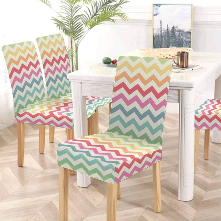 Chevron chair online covers