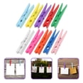 thumbnail image 2 of MasteelfCA 50pcs Wooden Clips Candy Color Photo Clips Snacks Clip for Home School Office(Mixed Colr), 2 of 8