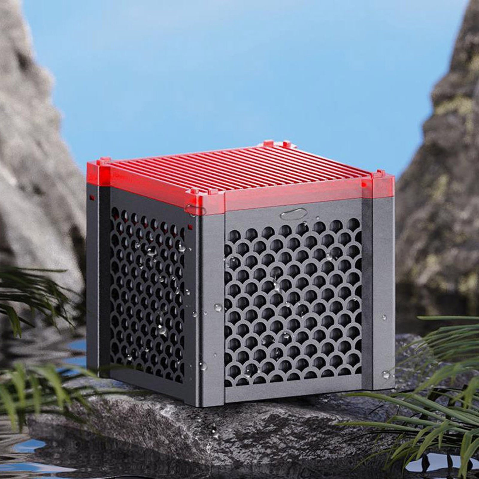 LWVITH Aquarium Activated Carbon Filter Media, High Porosity Sintered Carbon Sponge, Efficient Absorption Removes Yellowing Odor for Fish Tank Freshwater Marine, Long-Lasting Biological Filtration