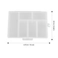 thumbnail image 3 of Nail Charm Organizer Clear Beads Organizer Rhinestones Storage Box Plastic Storage Holder, 3 of 8