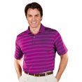 thumbnail image 1 of Monterey Club Men's Torrey Stripe Texture Golf Polo Shirt #1637, 1 of 2
