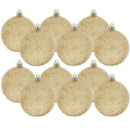 Download Gold Glitter Ball Ornaments Christmas Tree Decoration 12 ...