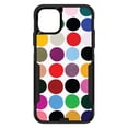 thumbnail image 1 of DistinctInk Custom SKIN / DECAL compatible with OtterBox Commuter for iPhone 11 Pro (5.8" Screen) - Rainbow Polka Dots, 1 of 5