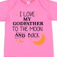 thumbnail image 4 of Inktastic I Love My Godfather to the Moon and Back Boys or Girls Baby Bodysuit, 4 of 5