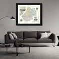 thumbnail image 3 of Migeon 23x20 Black Modern Wood Framed Wall Art Titled - Lot Region France - Migeon 1869, 3 of 6