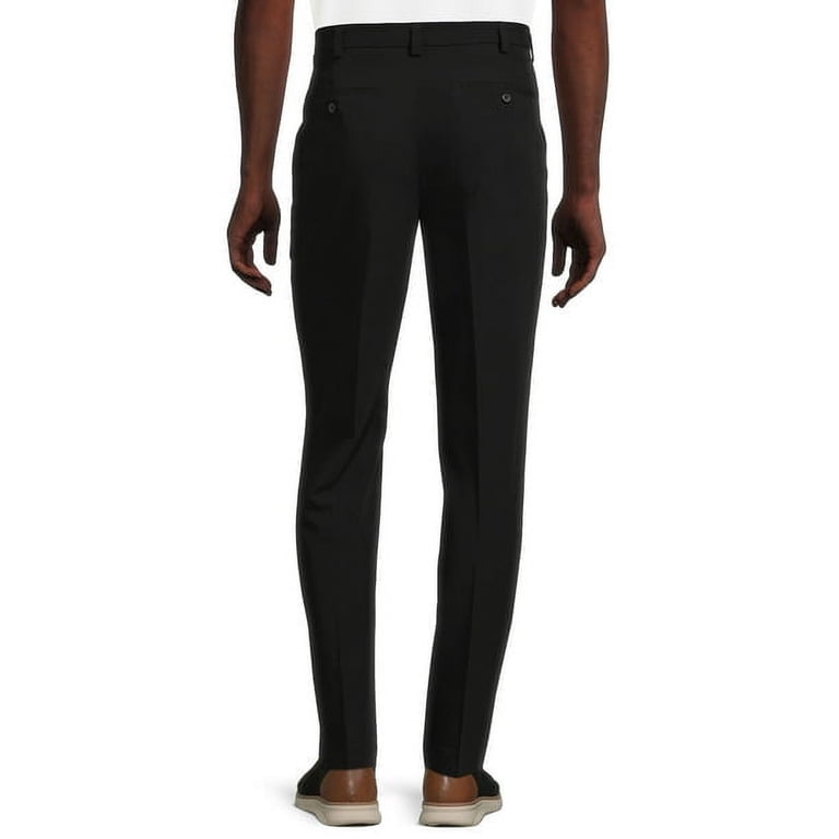 George Men's Premium Comfort Flat Front Suit Pants photo 6