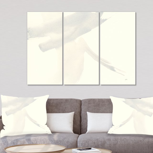 Designart - Minimaliste Géométrique Zen II - Art Mural Premium Transitionnel sur Toile