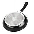thumbnail image 4 of Cook N Home Professional 8/10/12 Inch Heavy Nonstick Frying Pan Set, Skillets with Non-Stick Coating, Induction, Compatible with All Cooktops, 3-Piece, Black/Marble, 4 of 7