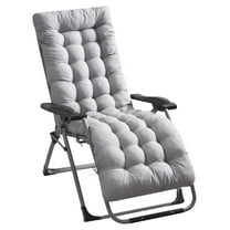 Lounge Chair Cushions 67x22x4in Thickened Padding Chaise Lounger Cushion Recliner Rocking Chair Sofa Mat Pad Chair Cushion for Indoor Outdoor Furniture, Chair Cushion/Grey