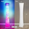 thumbnail image 3 of SUNMORY 61'' Floor Lamp for Living Room, RGB Lamp Music Sync Color Changing Tall Corner Lamps with Remote & App Control Soft Ligh LED for Bedroom Game Room, 3 of 7