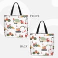 thumbnail image 2 of Fotbe Excavator Bolsa Tote con Estampado para Mujer, Bolsos con Cremallera, Bolsa de Hombro Casual de Gran Capacidad con Bolsillos Internos, 2 of 7