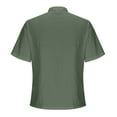 thumbnail image 5 of M-5X Mens Big & Tall T-Shirts Plus Size with Pockets and Zipper Stand Collared Lightweight Short Sleeve Pullover Color-Block Tees Tops, 5 of 7
