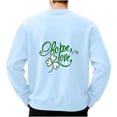 thumbnail image 6 of BVOFAR Mens Oversized Sweatshirts Crewneck Long Sleeve Casual Pullover Loose Fall Tops Cozy Graphic Sweatshirt Sky Blue S, 6 of 6