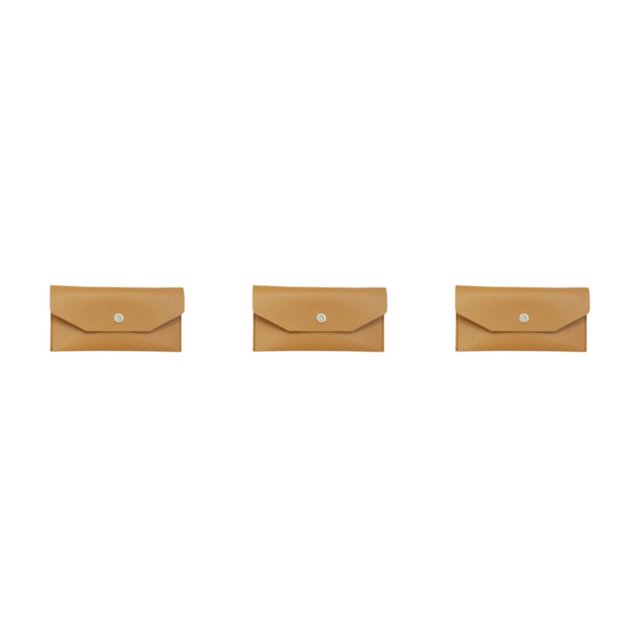 Jumpingount Cartera de dinero en efectivo para mujer, Color sólido, botón a presión Rectangular, elegante, exquisito, estilo Simple, monedero Type1 NO1