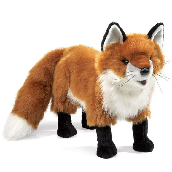 Marioneta de mano Folkmanis Red Fox Rust White Black