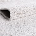 thumbnail image 5 of Rugs.com Jill Zarin Shaggy Chic Collection Rug – 2' x 8' Runner Sea Salt White Shag Rug Perfect For Hallways, Entryways, 5 of 9