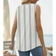 thumbnail image 3 of Blusa estampada sin mangas, blusa estampada sin mangas, blusa estampada floral de moda de verano, blusa plisada con estampado floral, artesanía excepcional, 3 of 5