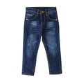 thumbnail image 2 of Frnrwgo Boy's Denim Jeans 2-10 Years Slight Stretch Elastic Waist Breathable Lightweight Casual Outdoor Pants, 2 of 5