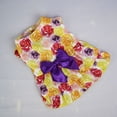 thumbnail image 3 of Walbest Pet Dress with Bow Decoration Pet Dress Comfortable Cat Dress with Charming Bow Decoration Cartoon Print Dog Princess Skirt Pet Supplies Charming Pet, 3 of 7