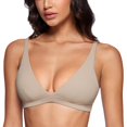 thumbnail image 1 of Sostén INGIA Deep V sin Varillas con Espalda en U y Relleno Color Arena S, 1 of 5