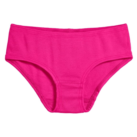 Made in USA Soft Cotton Girls Briefs Underwear | Hot Pink