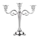thumbnail image 3 of Candelabros de 3 velas para centros de mesa de boda Plata, 3 of 9