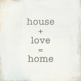 thumbnail image 2 of Wild Apple Portfolio 26x26 White Modern Wood Framed Museum Art Print Titled - Home Sweet Home IV, 2 of 4