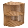 thumbnail image 3 of Estante Esquinero Tejido Estantería Compacta de 2 Niveles Repisa Resistente Portátil Pp Adecuada para Almacenamiento en Baño Sala Dormitorio Apartamen Grande, 3 of 8