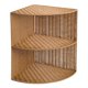 thumbnail image 3 of Estante Esquinero Tejido Estantería Compacta de 2 Niveles Repisa Resistente Portátil Pp Adecuada para Almacenamiento en Baño Sala Dormitorio Apartamen Grande, 3 of 8
