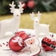 thumbnail image 5 of 9 piezas/caja de 6 cm, adornos de bolas de Navidad para colgar en el árbol de Navidad, decoraciones navideñas para el hogar, regalo de Navidad y Año Nuevo 2023, 5 of 5